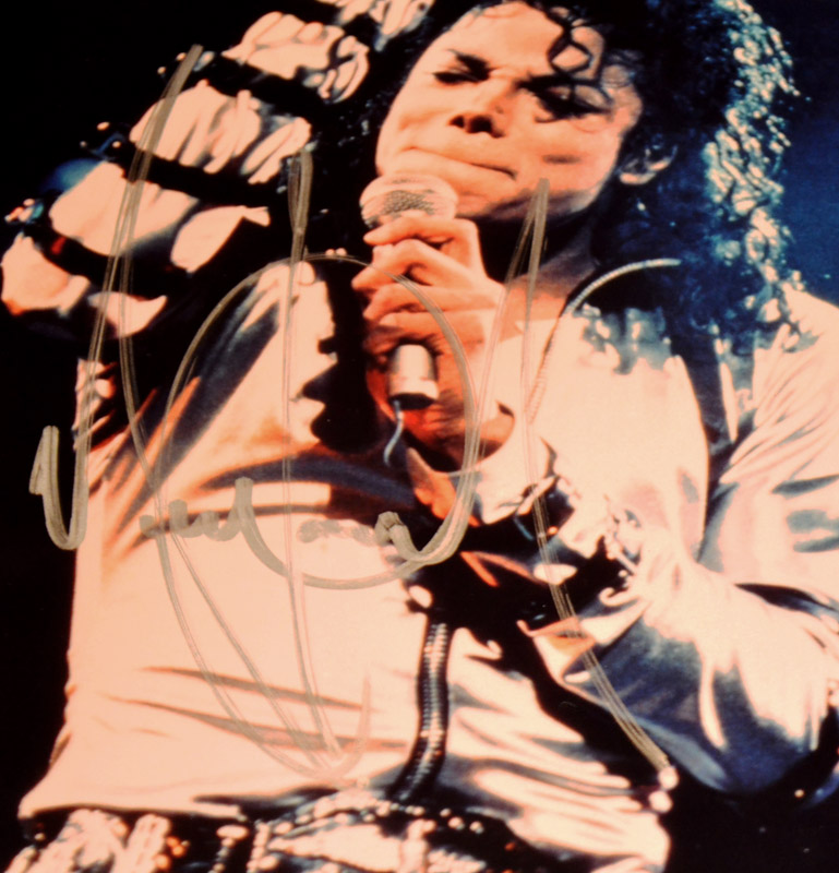 MICHAEL JACKSON Rare Signed Autograph, COA, UACC Registered Dealer