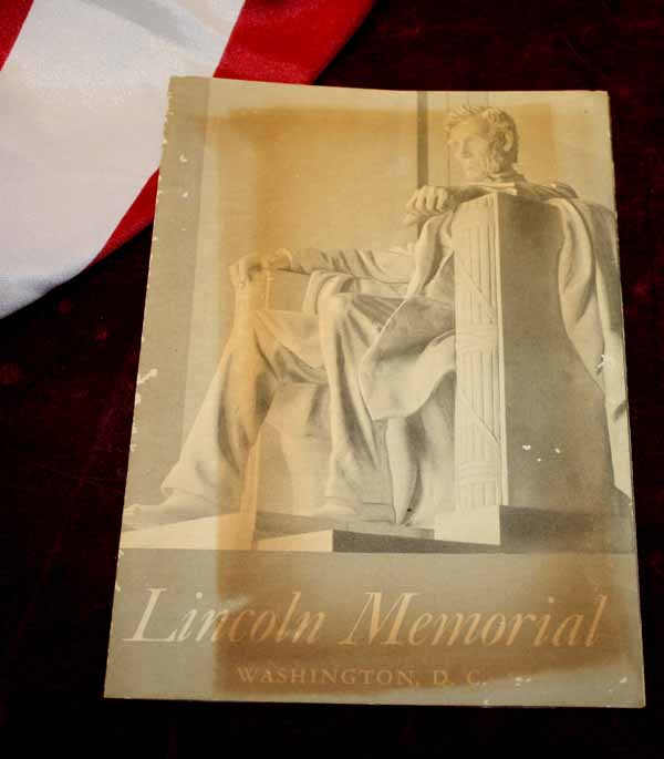 Abe Lincoln Memorial Signed Poem by Edwin Markum 1922 Frame COA UACC