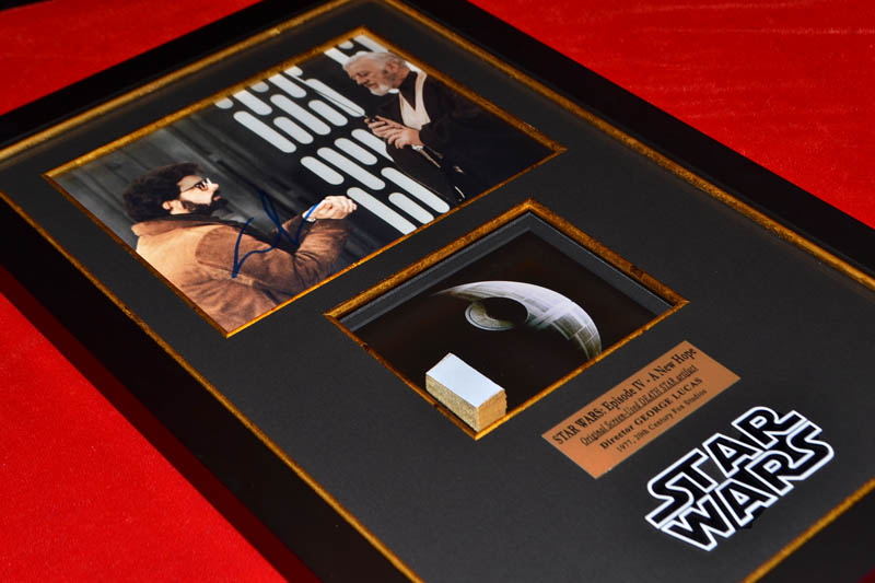 GEORGE LUCAS Signed Rare STAR WARS IV Screen-Used Prop DEATH STAR